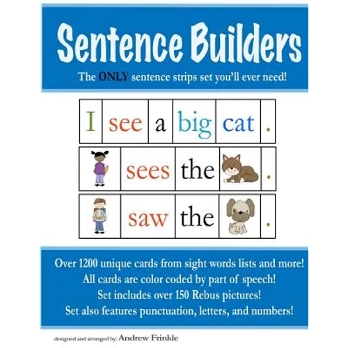Sentence Builders: The ONLY Sentence Strips Set You'll Ever Need!