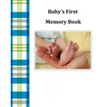 Baby's First Memory Book: Baby's First Memory Book; Baby Boy Plaid
