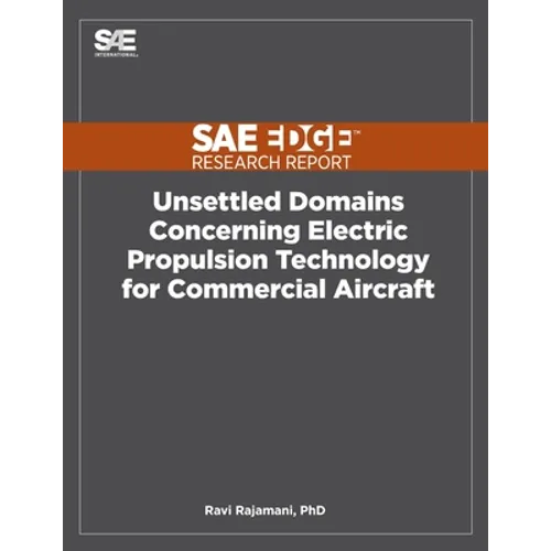 Unsettled Domains Concerning Electric Propulsion Technology for Commercial Aircraft