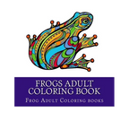 Frogs Adult Coloring Book: Large One Sided Stress Relieving, Relaxing Coloring Book For Grownups, Women, Men & Youths. Easy Frogs Designs & Patte - Paperback