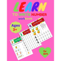 Learn to Write Number Workbook learning Numbers For GIRLS Age 3+: practice for kids to write numbers workbook age 3 +