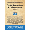 Quotes, Ruminations & Contemplations - Volume II