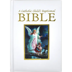 A Catholic Child's Baptismal Bible - Hardcover