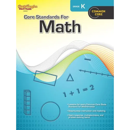Core Standards for Math Reproducible Grade K
