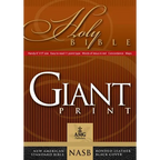 Giant Print Bible-NASB-Handy-Size - Bonded Leather