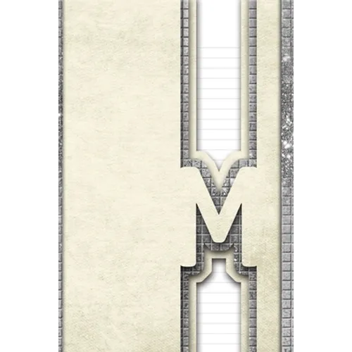 Letter M: Personalized Design Notebook: 120 pages