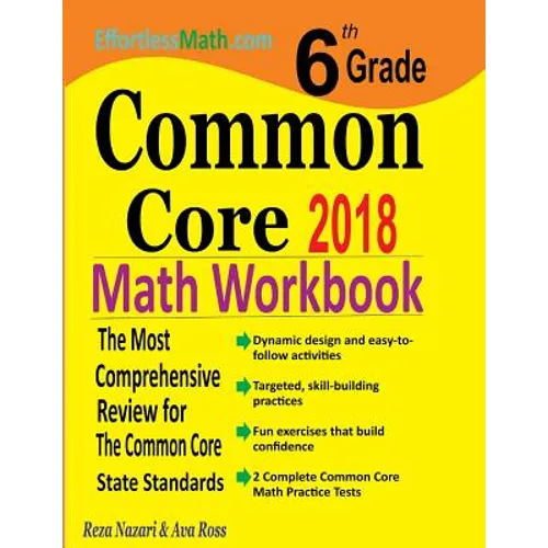 6th Grade Common Core Math Workbook: The Most Comprehensive Review for The Common Core State Standards