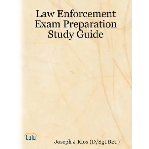 Law Enforcement Exam Preparation Study Guide