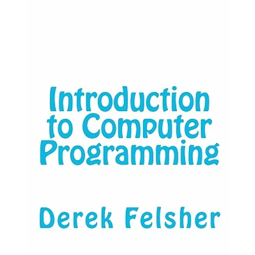 Introduction to Computer Programming