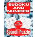 Sudoku And Number Search Puzzle: Large Print Activity Puzzle Book for Adults and Seniors with Solutions Vol 1