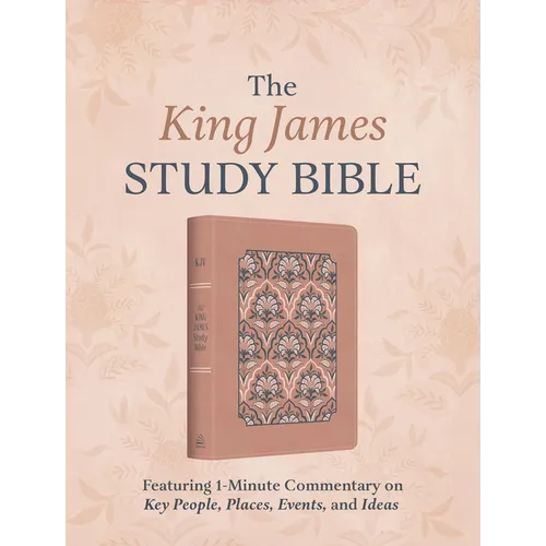 The King James Study Bible: Featuring 1-Minute Commentary on Key People, Places, Events, and Ideas [Women's Cover]