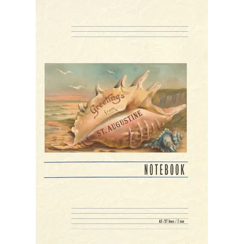 Vintage Lined Notebook Greetings from St. Augustine