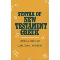 Syntax of New Testament Greek