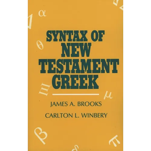 Syntax of New Testament Greek