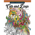 Cats and Dogs Coloring Books for Adutls: Pattern and Doodle Design for Relaxation and Mindfulness