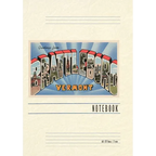 Vintage Lined Notebook Greetings from Brattleboro - Paperback