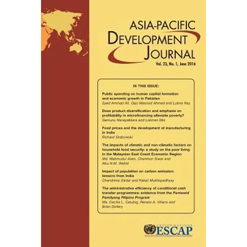Asia-Pacific Development Journal, Vol. 23, No.1, June 2016
