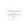 Wpa: Writing Program Administration 37.2 (Spring 2014)