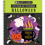 Brain Games - Sticker by Number: Halloween (Trick or Treat Cover): Volume 2 - Spiral