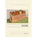 Vintage Lined Notebook Florida Greetings, Orange Crate