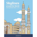 Skylines around the World Coloring Book for Kids 1, 2 & 3