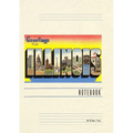 Vintage Lined Notebook Greetings from Illinois