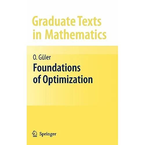 Foundations of Optimization