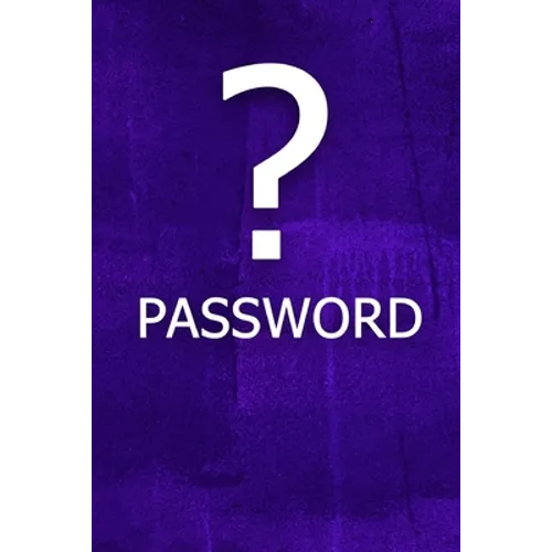 ? Password: The perfect book to keep all your password information together and secure with alphabetical tabs.