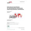 S4000P, International specification for developing and continuously improving preventive maintenance, Issue 2.1: S-Series 2021 block release