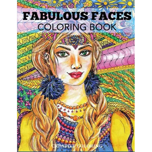 Fabulous Faces Coloring Book