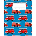 Primary Composition Notebook 120 Write & Draw Pages: for Elementary School Kids and Firetruck Lovers