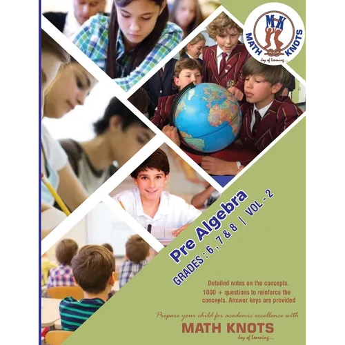 Pre-Algebra: Grades: 6-8 Vol - 2
