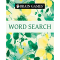 Brain Games - Take-Along - Word Search (Watercolor Floral Design)