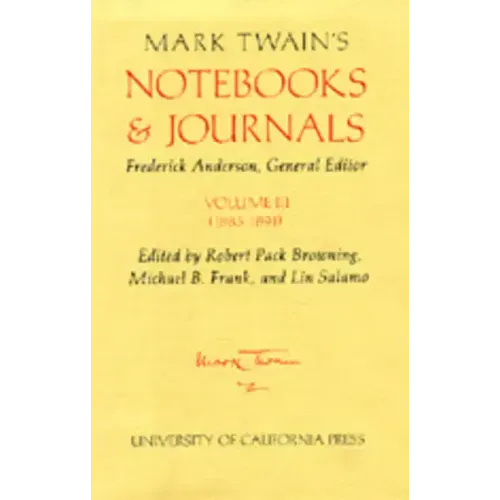 Mark Twain's Notebooks and Journals, Volume III: 1883-1891 Volume 8
