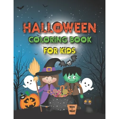 Halloween Coloring Book for Kids: A Fun Coloring Book for Children Ages 4-8