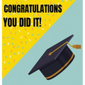 Congratulations Graduate Guest Book Hardcover: Message book to share well wishes and memories, memory book, guest book for graduation party, keepsake,