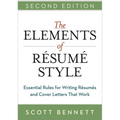 The Elements of Resume Style Softcover