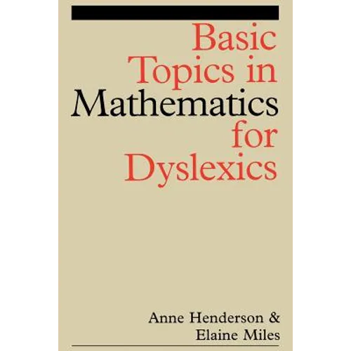Basic Topics in Mathematics for Dyslexia