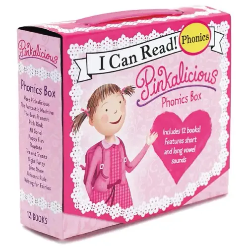 Pinkalicious 12-Book Phonics Fun!: Includes 12 Mini-Books Featuring Short and Long Vowel Sounds