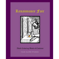 Renaissance Fair Adult Coloring Book of Costume