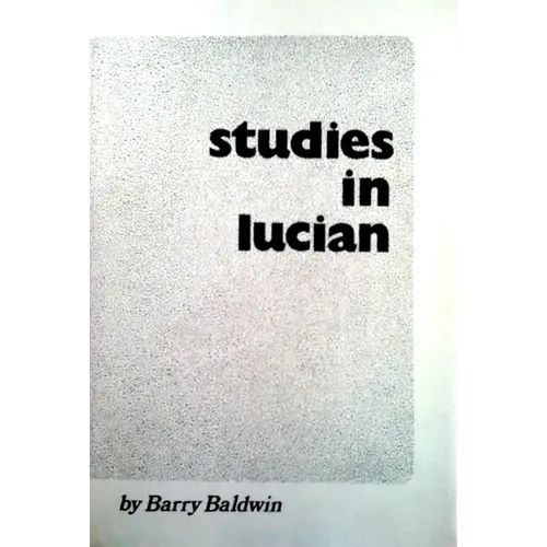 Studies in Lucian