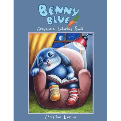 Benny Blue Grayscale Coloring Book