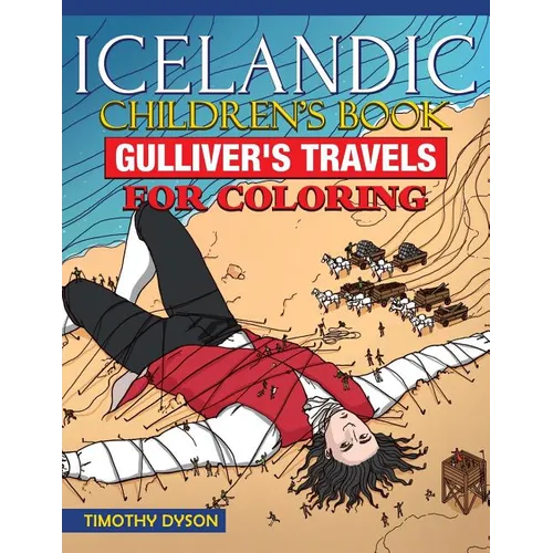 Icelandic Children's Book: Gulliver's Travels for Coloring