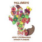Fall Sweets: Adult Coloring Book - Paperback