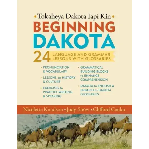 Beginning Dakota/Tokaheya Dakota Iapi Kin: 24 Language and Grammar Lessons with Glossaries