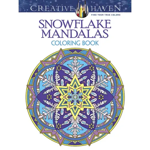 Creative Haven Snowflake Mandalas Coloring Book