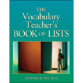 The Vocabulary Teacher's Book of Lists