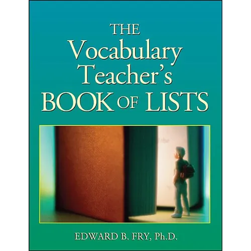 The Vocabulary Teacher's Book of Lists