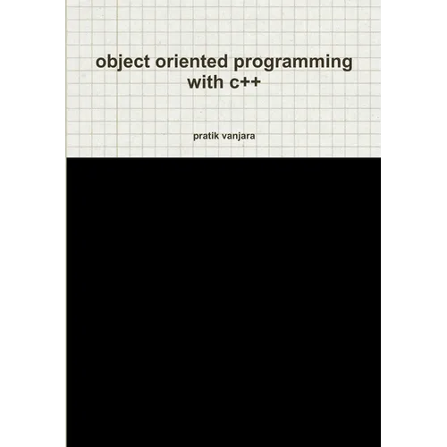 object oriented programming with c++
