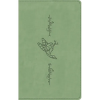 ESV Kid's Bible, Thinline, Red Letter (Trutone, Light Green, Bird of the Air Design)